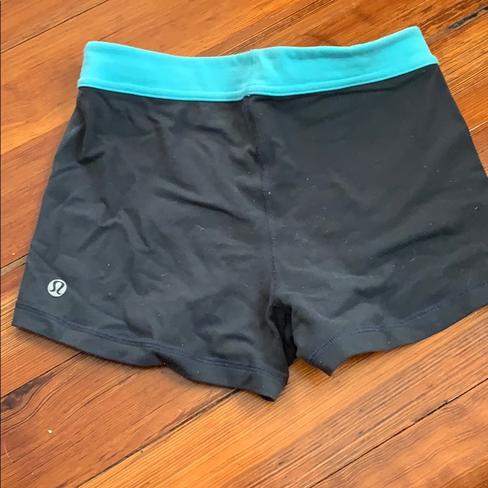 Lululemon slate grey spandex  shorts